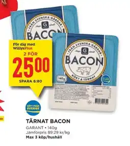 Willys TÄRNAT BACON erbjuda