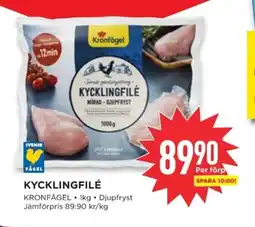 Willys KYCKLINGFILÉ erbjuda