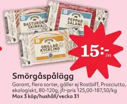 Hemköp Smörgåspålägg erbjuda