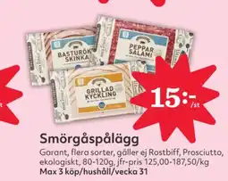 Hemköp Garant salami erbjuda