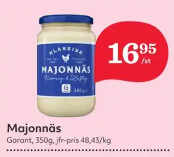 Hemköp Garant majonnäs erbjuda