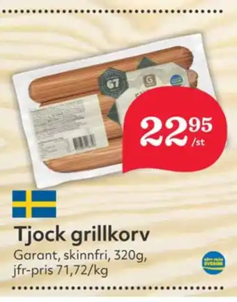 Hemköp Garant grillkorv erbjuda