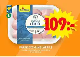 ICA Maxi Kronfågel kycklinglårfile erbjuda