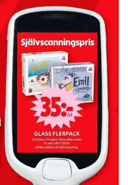 ICA Maxi Sia glassbåtar erbjuda