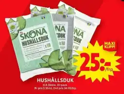 ICA Maxi Skona hushållsduk erbjuda
