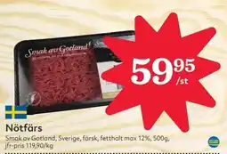 Hemköp Nötfärs erbjuda