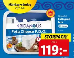 Lidl Eridanous fetaost erbjuda