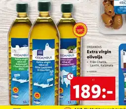 Lidl Eridanous olivolja erbjuda