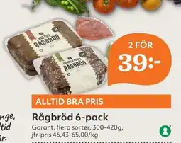 Hemköp Rågbröd 6-pack erbjuda