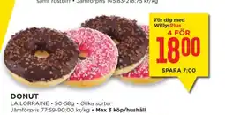 Willys Hemma Dafgårds butiksbakat kaffebröd erbjuda