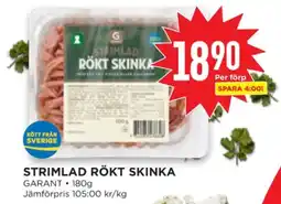 Garant rökta skinkstrimlor