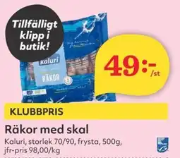 Hemköp Räkor med skal erbjuda