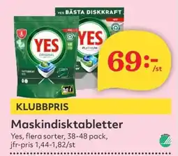 Hemköp Maskindisktabletter erbjuda