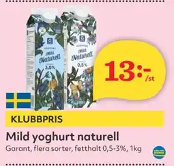 Hemköp Mild yoghurt naturell erbjuda