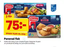 City Gross Panerad fisk erbjuda