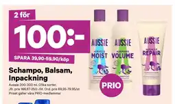 City Gross Schampo, Balsam, Inpackning erbjuda