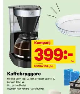 City Gross Kaffebryggare erbjuda