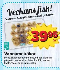 Östenssons Vannameiräkor erbjuda