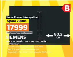 Power INDUKTIONSHÄLL MED INBYGGD FLÄKT erbjuda