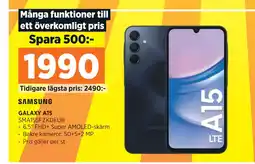 Power GALAXY A15 erbjuda
