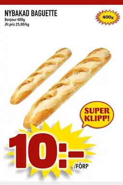 Nya Pulsen NYBAKAD BAGUETTE erbjuda