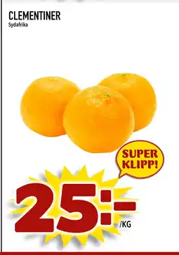 Nya Pulsen CLEMENTINER erbjuda