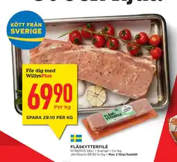 Willys Hemma FLÄSKYTTERFILÉ erbjuda