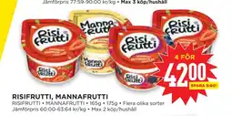 Willys Hemma RISIFRUTTI, MANNAFRUTTI erbjuda