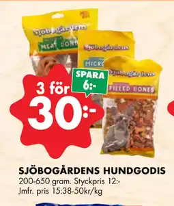 ÖoB SJÖBOGÅRDENS HUNDGODIS erbjuda