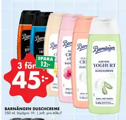 ÖoB BARNÄNGEN DUSCHCREME erbjuda