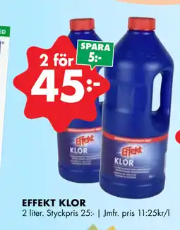 ÖoB EFFEKT KLOR erbjuda