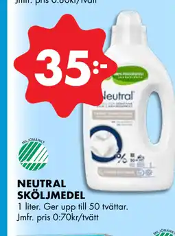 ÖoB NEUTRAL SKÖLJMEDEL erbjuda