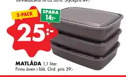 ÖoB MATLÅDA erbjuda