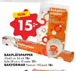 ÖoB BAKFORMAR erbjuda