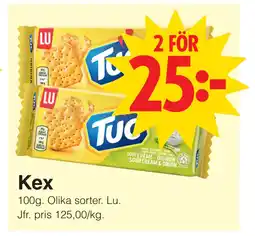 Matöppet Kex erbjuda