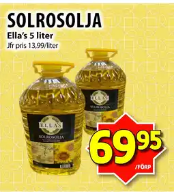 Matvärlden Tensta SOLROSOLJA erbjuda