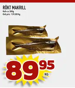 Din Mat RÖKT MAKRILL erbjuda