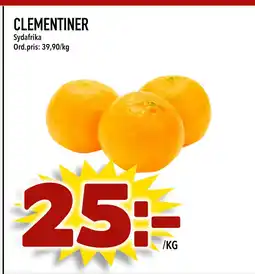 Din Mat CLEMENTINER erbjuda