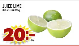 Din Mat JUICE LIME erbjuda