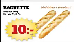 Bonum Matmarknad BAGUETTE erbjuda