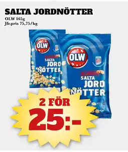 Bonum Matmarknad SALTA JORDNÖTTER erbjuda