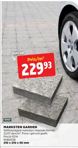 Jem&Fix MARKSTEN GARDEN erbjuda