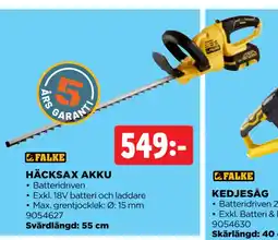 Jem&Fix HÄCKSAX AKKU erbjuda