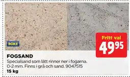 Jem&Fix FOGSAND erbjuda