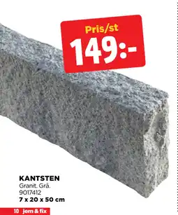 Jem&Fix KANTSTEN erbjuda