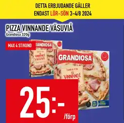 Matdax PIZZA VINNANDE VÄSUVIÅ erbjuda