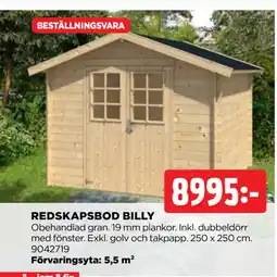 Jem&Fix REDSKAPSBOD BILLY erbjuda