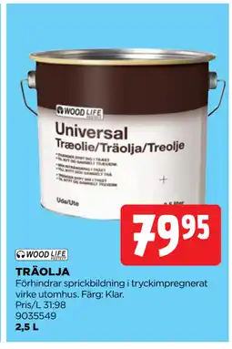 Jem&Fix TRÄOLJA erbjuda