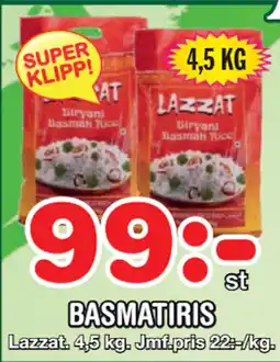 Nya Pulsen BASMATIRIS erbjuda