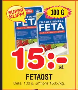 Nya Pulsen FETAOST erbjuda